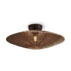 Good&Mojo Plafondlamp Iguazu Jute Bruin | Geschikt voor 1x E27 