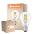 Multipack 10x Ledvance Classic LED E27 Peer Filament Helder 3.4W 470lm - 827 Zeer Warm Wit | Vervangt 40W