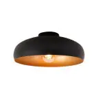 Eglo Plafondlamp Mogano Zwart, Koper | Geschikt voor E27